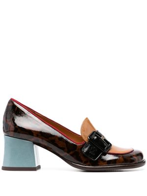 Chie Mihara Meisin 70mm leather loafer - Brown