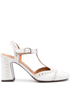 Chie Mihara Mira 85mm leather pumps - White