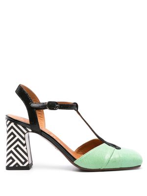 Chie Mihara Obaga 90mm leather pumps - Green
