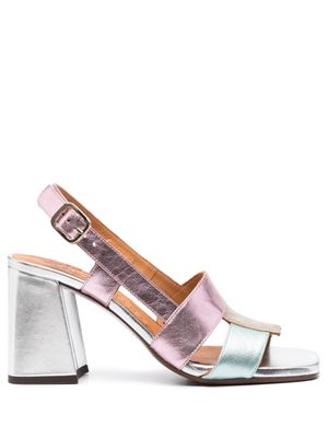 Chie Mihara Panya 85mm leather sandals - Pink