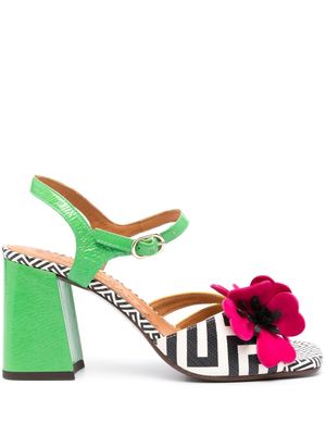 Chie Mihara Pirota 70mm sandals - Green