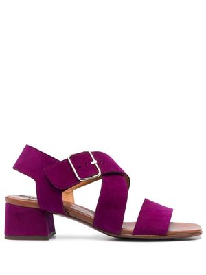 Chie Mihara Quisael 50mm crossover-strap sandals - Purple
