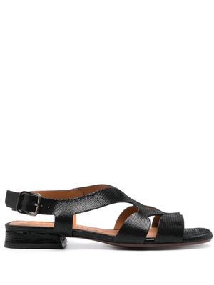 Chie Mihara Taini leather sandals - Black