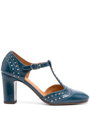 Chie Mihara Wante 85mm leather pumps - Blue