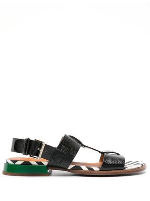 Chie Mihara Wayway buckle-fastening leather sandals - Black