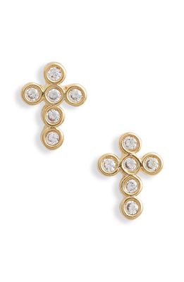 Child of Wild Holy Cross Stud Earrings in Gold 