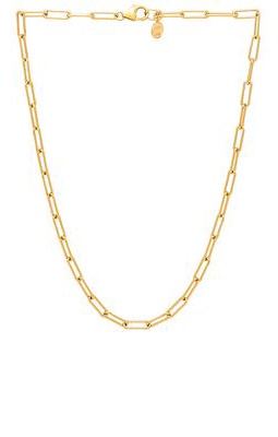 Child of Wild Link Necklace in Metallic Gold.