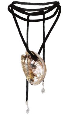 Child of Wild Okeanós Abalone Necklace in Black.
