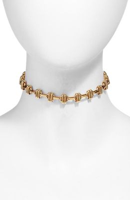 Child of Wild Serket Goddess Chain Choker Necklace in Gold