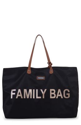 CHILDHOME 'Family Bag' Large Diaper Bag in Black