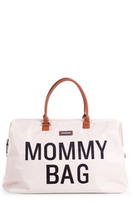 CHILDHOME XL Travel Diaper Bag in Off White