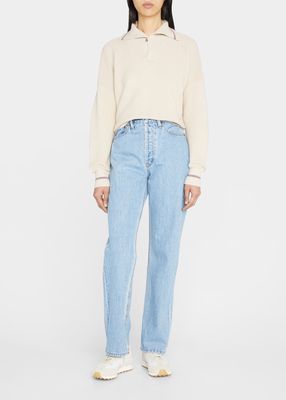 Childhood High-Rise Straight Jeans