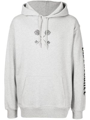 Children Of The Discordance Cross Keys cotton hoodie - Grey