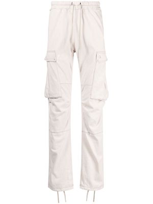 Children Of The Discordance drawstring cotton cargo trousers - White