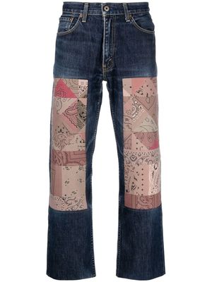 Children Of The Discordance high-rise straight jeans - Blue