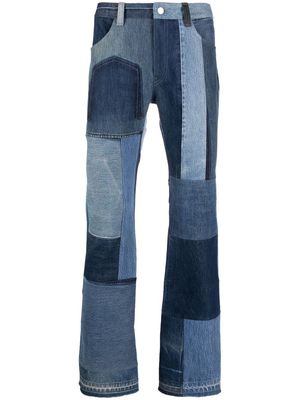 Children Of The Discordance patchwork straight jeans - Blue