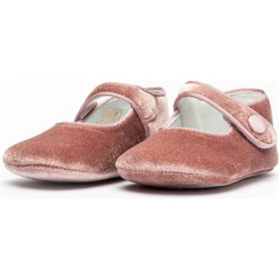 CHILDRENCHIC Kids' Velvet Mary Jane in Rose 