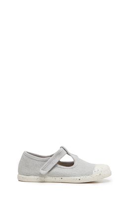 CHILDRENCHIC T-Strap Canvas Sneaker in Grey
