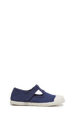 CHILDRENCHIC T-Strap Canvas Sneaker in Navy