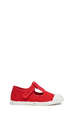 CHILDRENCHIC T-Strap Canvas Sneaker in Red