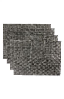 Chilewich Basketweave Placemat in Carbon