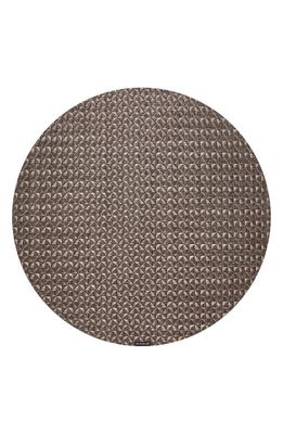 Chilewich Origami Round Placemat in Cocoa