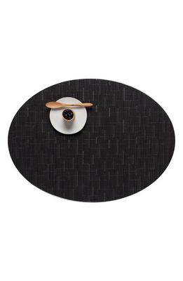 Chilewich Woven Oval Placemat in Smoke