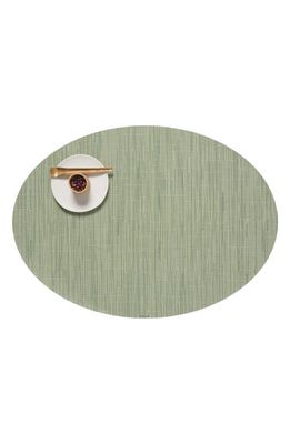 Chilewich Woven Oval Placemat in Spring Green