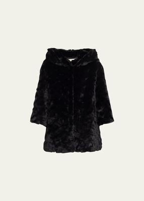 Chilla Faux Fur Swinger Jacket