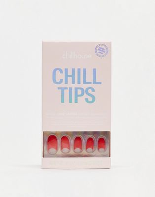 Chillhouse Chill Tips Press-on Nails in 90's Supermodel-Red