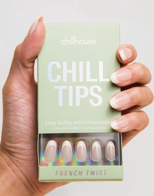 Chillhouse Chill Tips Press-on Nails in French Twist-Multi