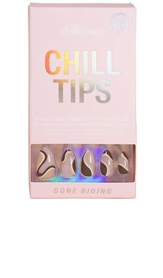 Chillhouse Gone Riding Chill Tips Press-On Nails in Chocolate.