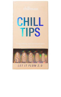Chillhouse Let it Flow 2.0 Chill Tips Press-On Nails in Yellow.