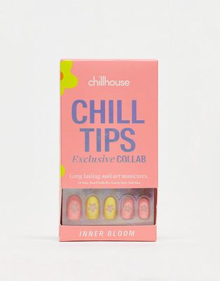 Chillhouse x Lauren Ladnier Chill Tips Press-on Nails in Inner Bloom-Multi