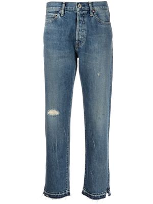 Chimala distressed-effect tapered-leg jeans - Blue