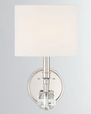 Chimes 1-Light Polished Nickel Sconce