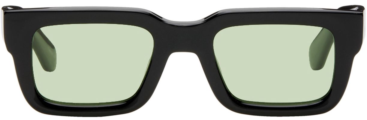CHIMI SSENSE Exclusive Black & Green 05 Sunglasses