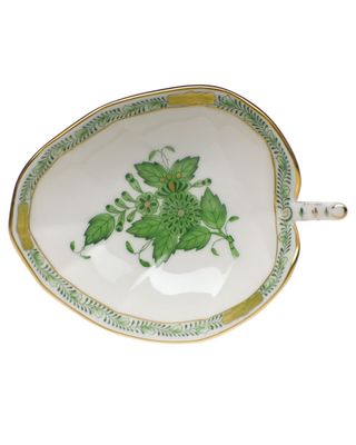 Chinese Bouquet Green Leaf Tray