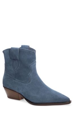 Chinese Laundry Califa Pointed Toe Western Bootie in Blue