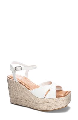 Chinese Laundry Niamh Platform Wedge Sandal in White