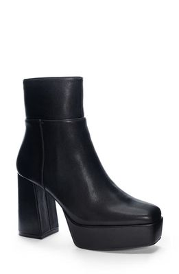 Chinese Laundry Norra Smooth Platform Bootie in Black