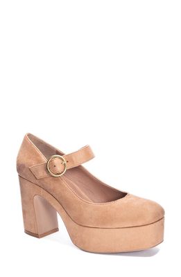 Chinese Laundry Pollyanne Mary Jane Pump in Nude