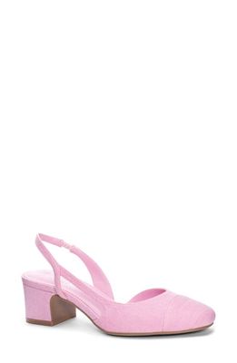 Chinese Laundry Rozie Half d'Orsay Slingback Pump in Pink