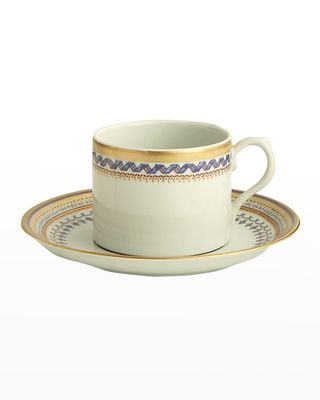 CHINOISE BLUE CUP & SAUCER