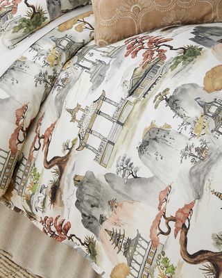 Chinoiserie Queen Duvet Cover