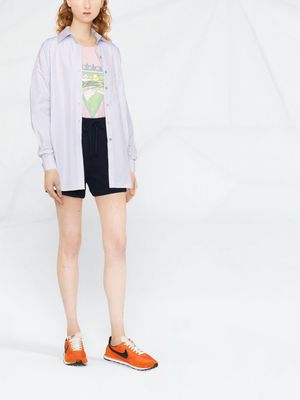 Chinti and Parker cashmere knitted shorts - Blue