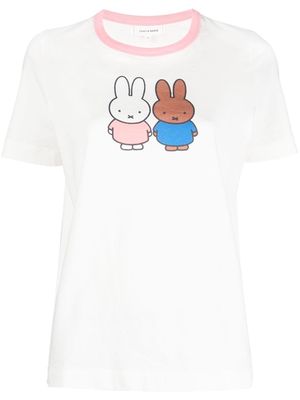 Chinti and Parker Cheeky Miffy short-sleeve T-shirt - White