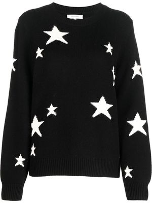 Chinti and Parker Chunky Star knitted jumper - Black
