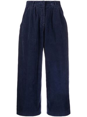 Chinti and Parker corduroy pleated trousers - Blue