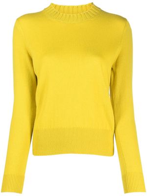 Chinti & Parker cropped long-sleeve wool cardigan - Yellow